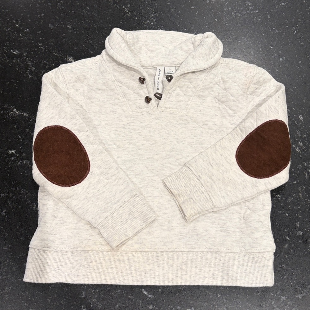 Janie & Jack Boys 3T Gray Pullover